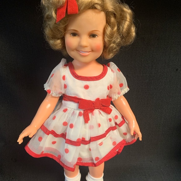 Ideal Shirley Temple Vinyl/plastic Doll Stand Up And Cheer Outfit  1972 16" - Picture 1 of 8
